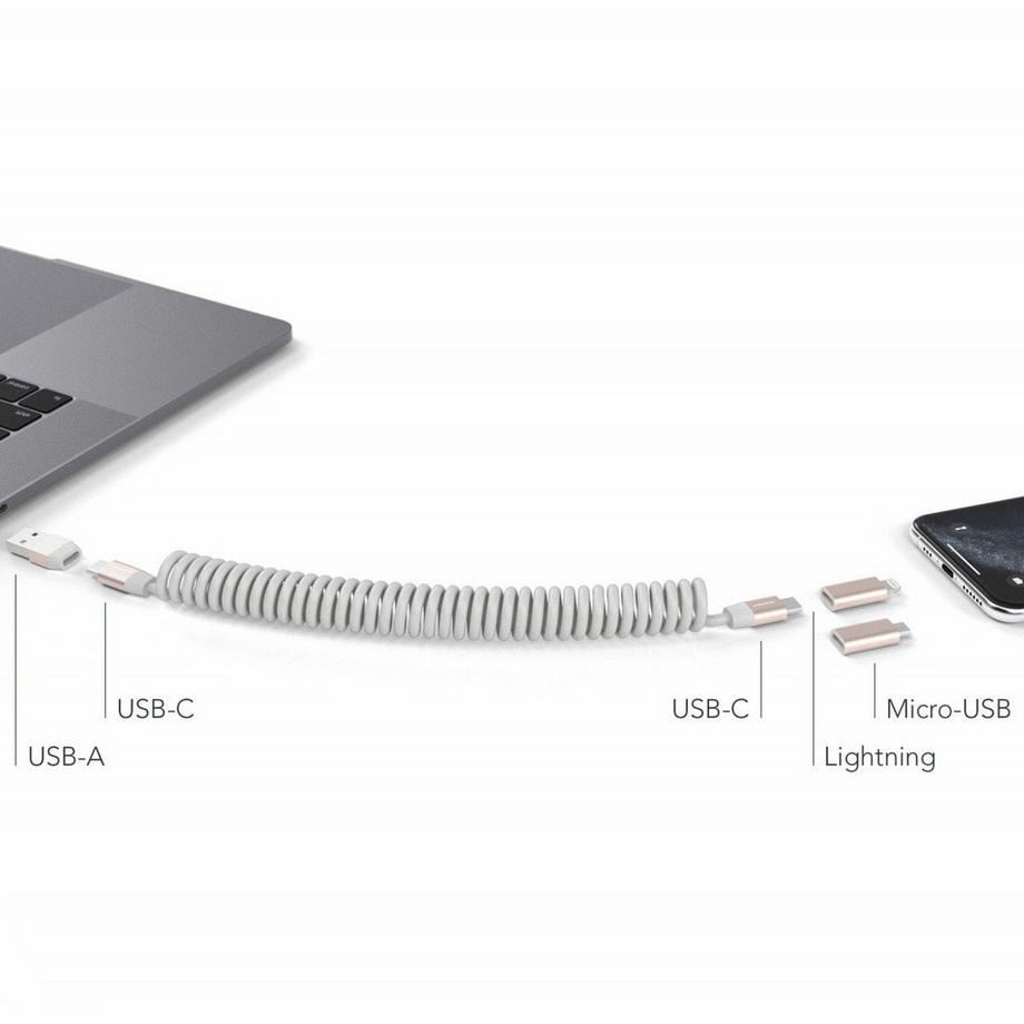 Vonmählen  Allroundo Power 4000mAh Powerbank + All-in-One Kabel 1.2 m 