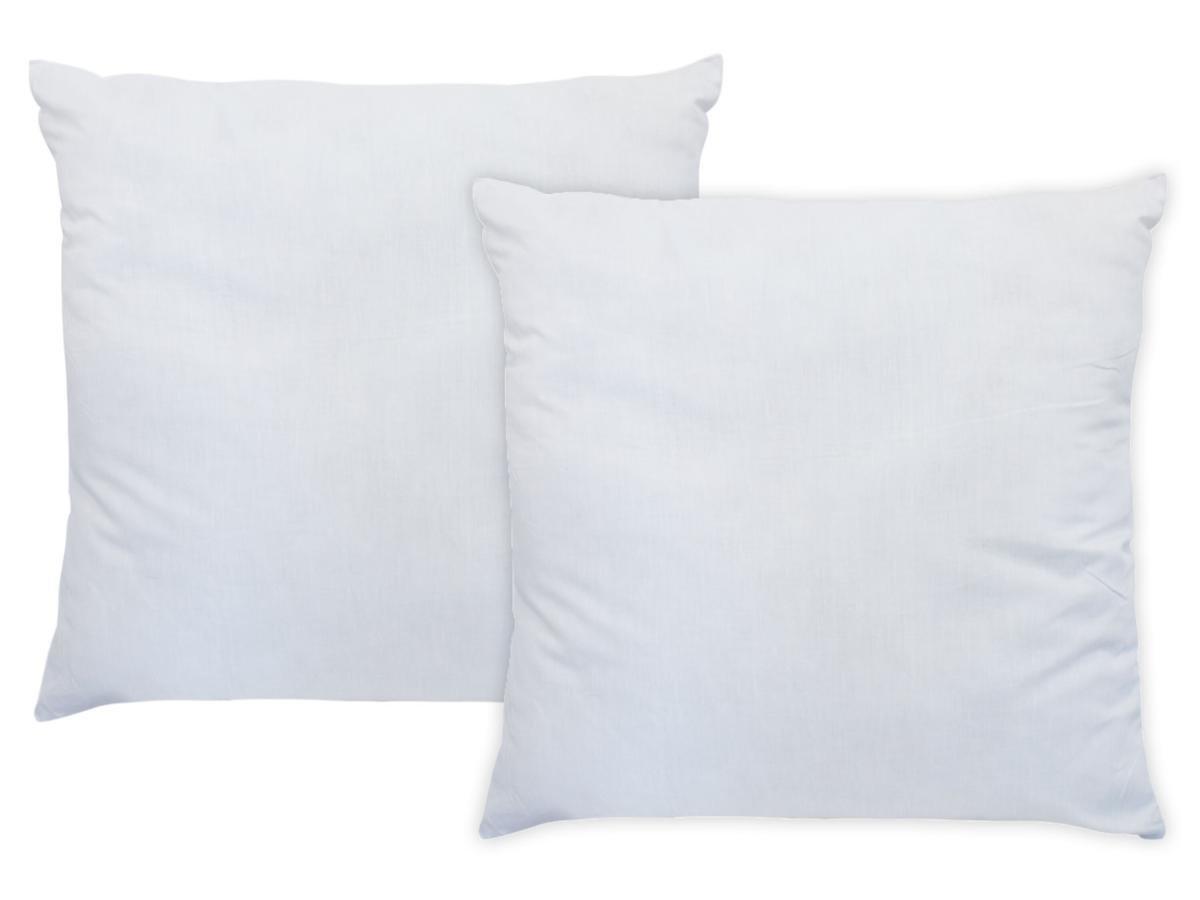 Vente-unique Lot de 2 oreillers respirants Topcool - 60 x 60 cm - 550 gr - Blanc - HAELIA  