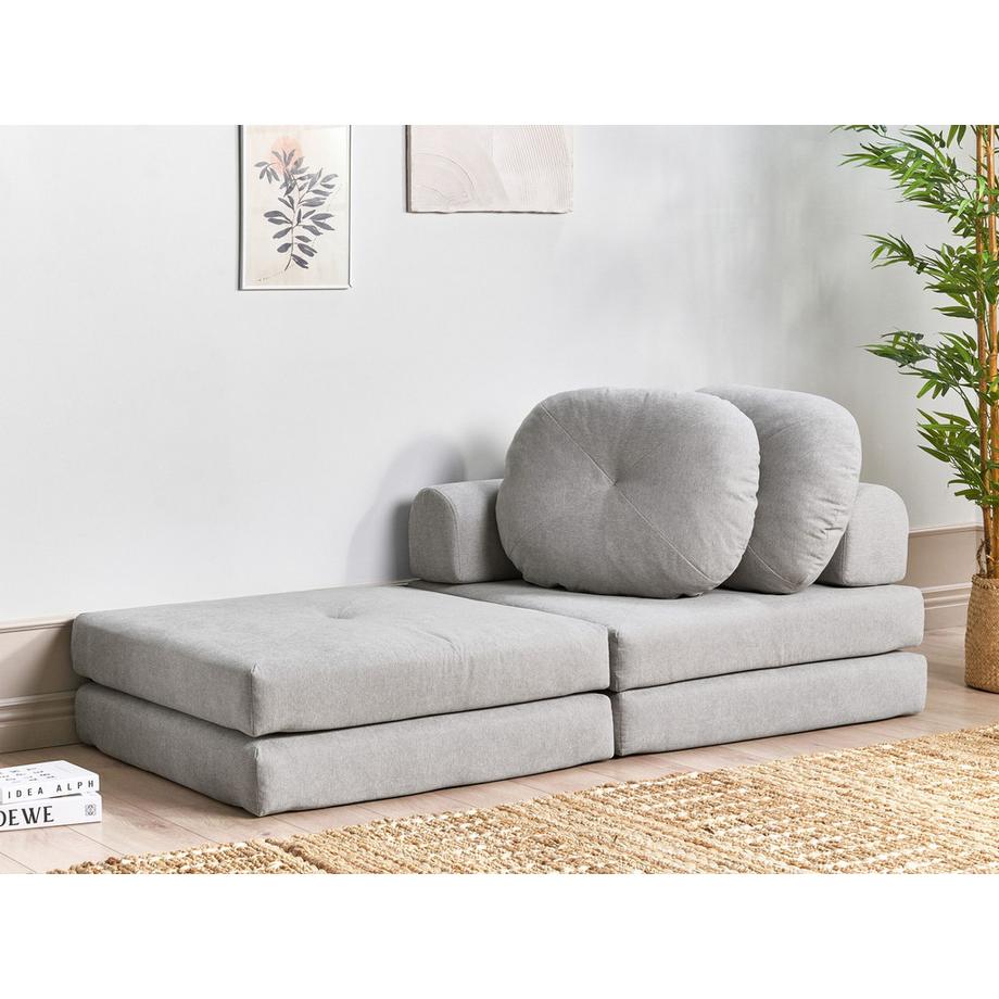 Beliani Schlafsofa aus Stoff  OLDEN  