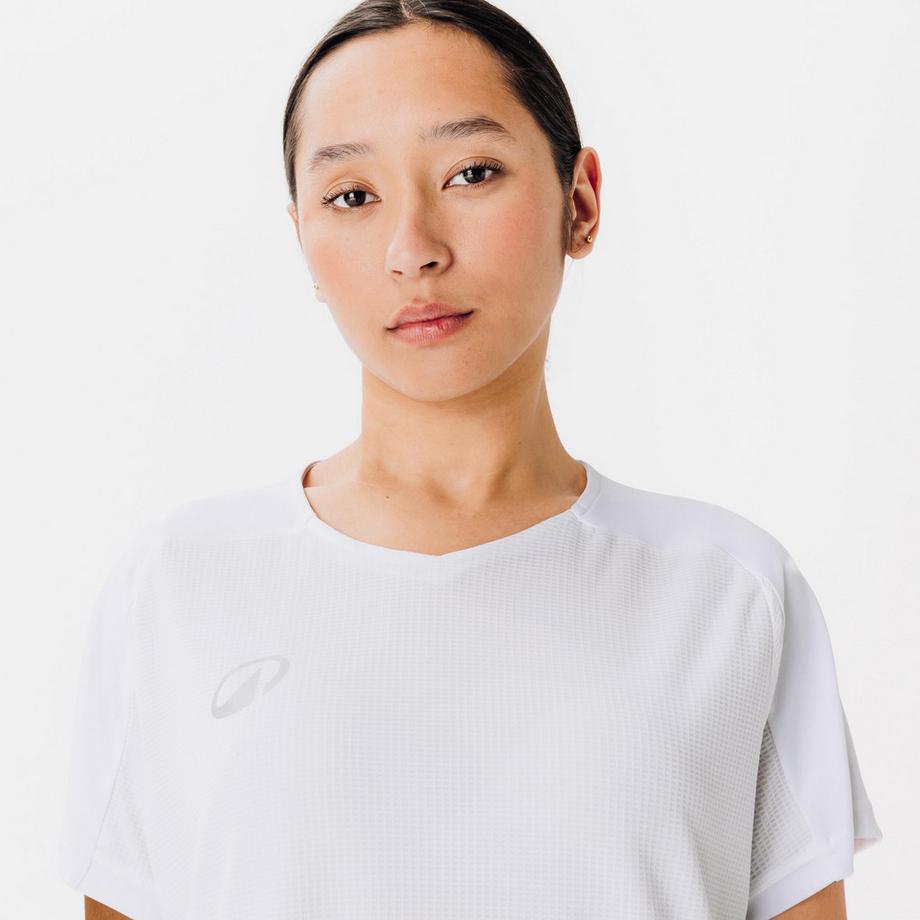 KIPSTA  Maglietta calcio donna maniche corte poliestere 