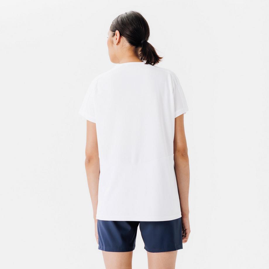 KIPSTA  Maglietta calcio donna maniche corte poliestere 