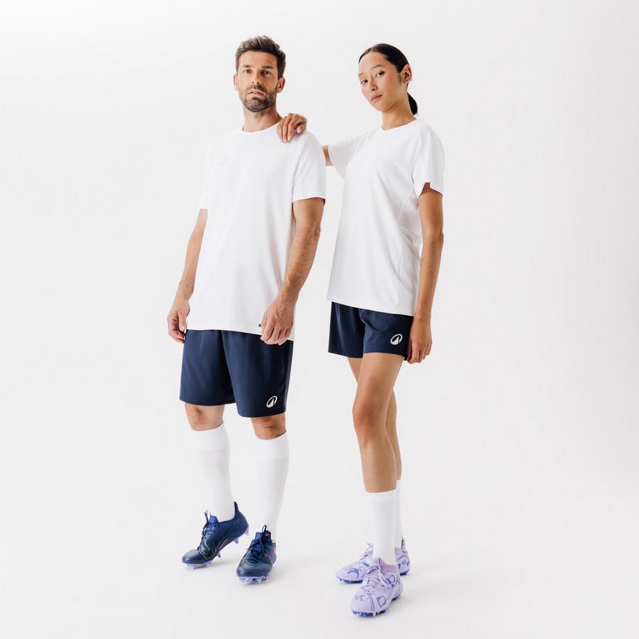 KIPSTA  Maglietta calcio donna maniche corte poliestere 