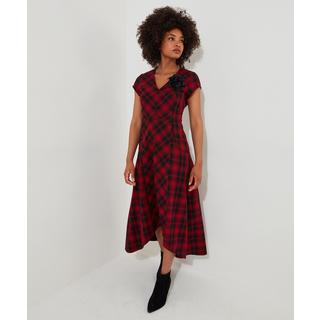 Joe Browns  PETITE Midikleid mit Schottenmuster und Schnürung 