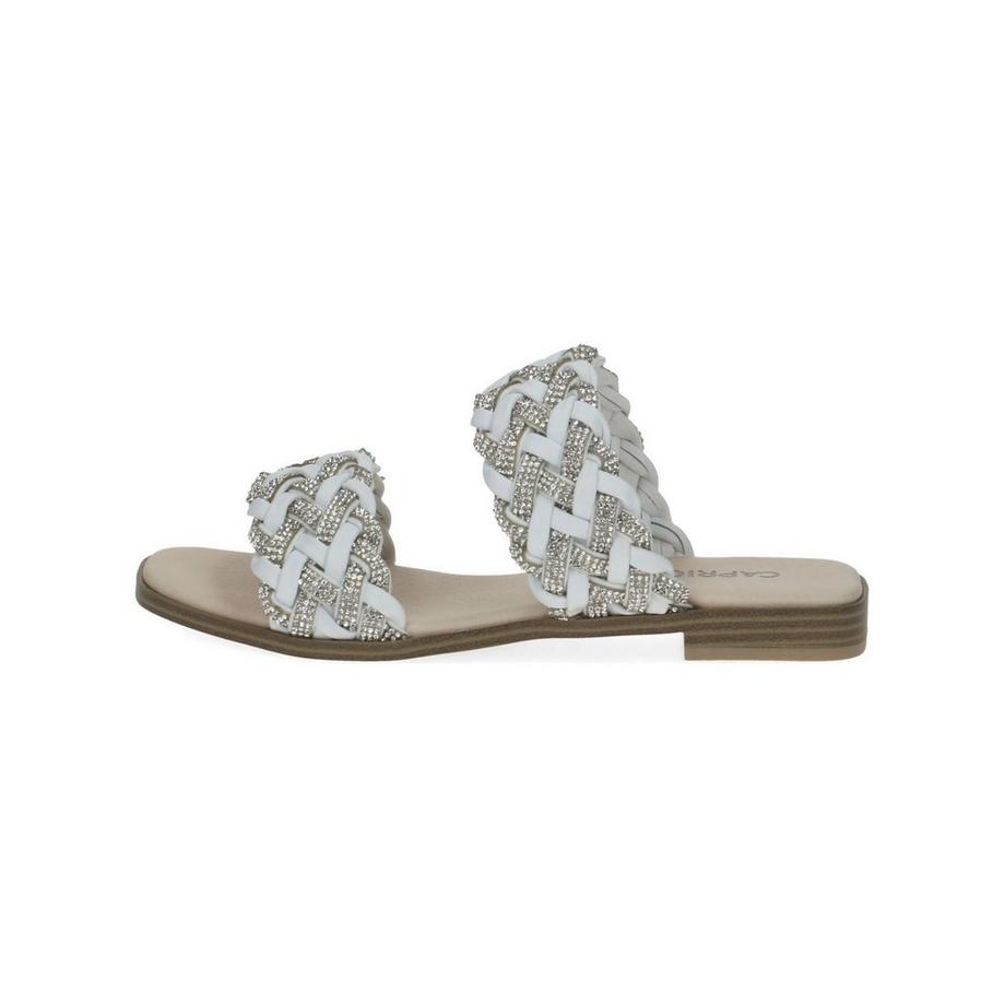CAPRICE Sandali Intrecciati con Strass  