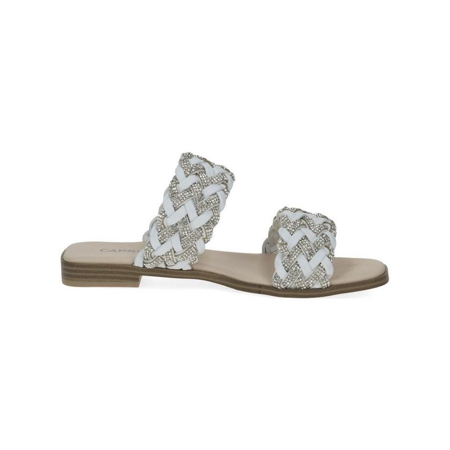 CAPRICE Sandali Intrecciati con Strass  