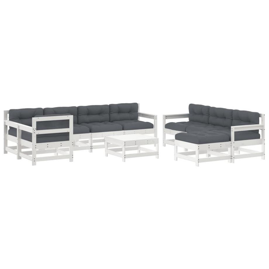 set divani da giardino Legno