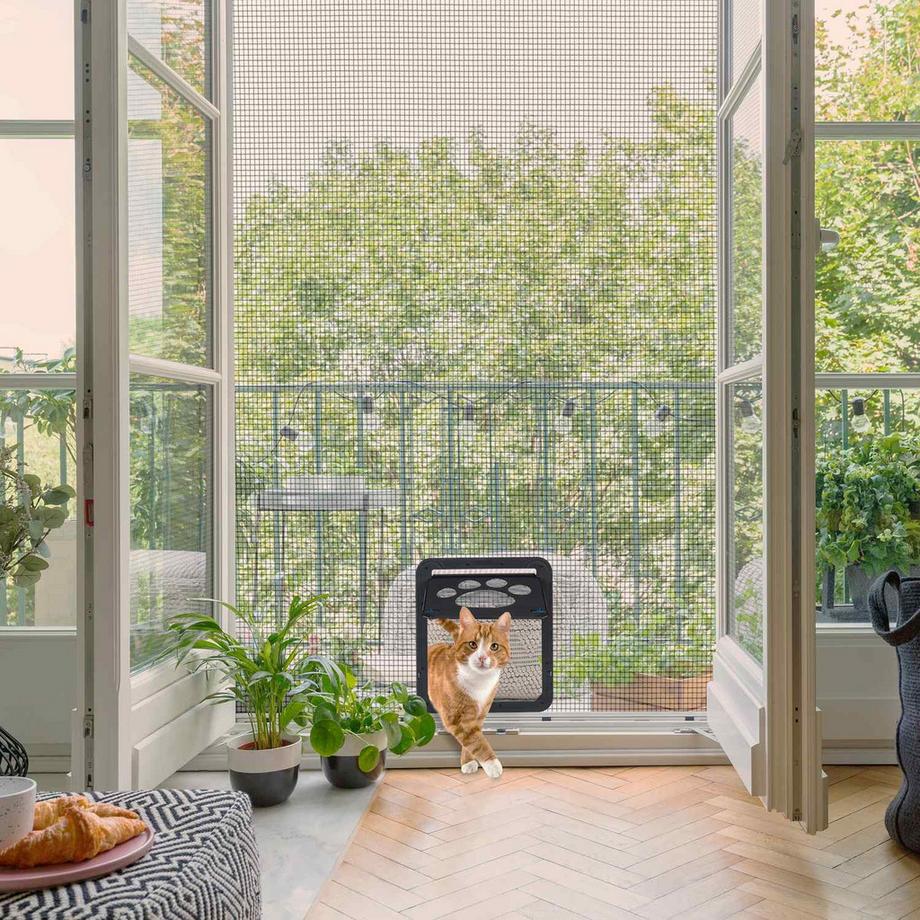 B2X  Sportello per animali domestici per porta con zanzariera 