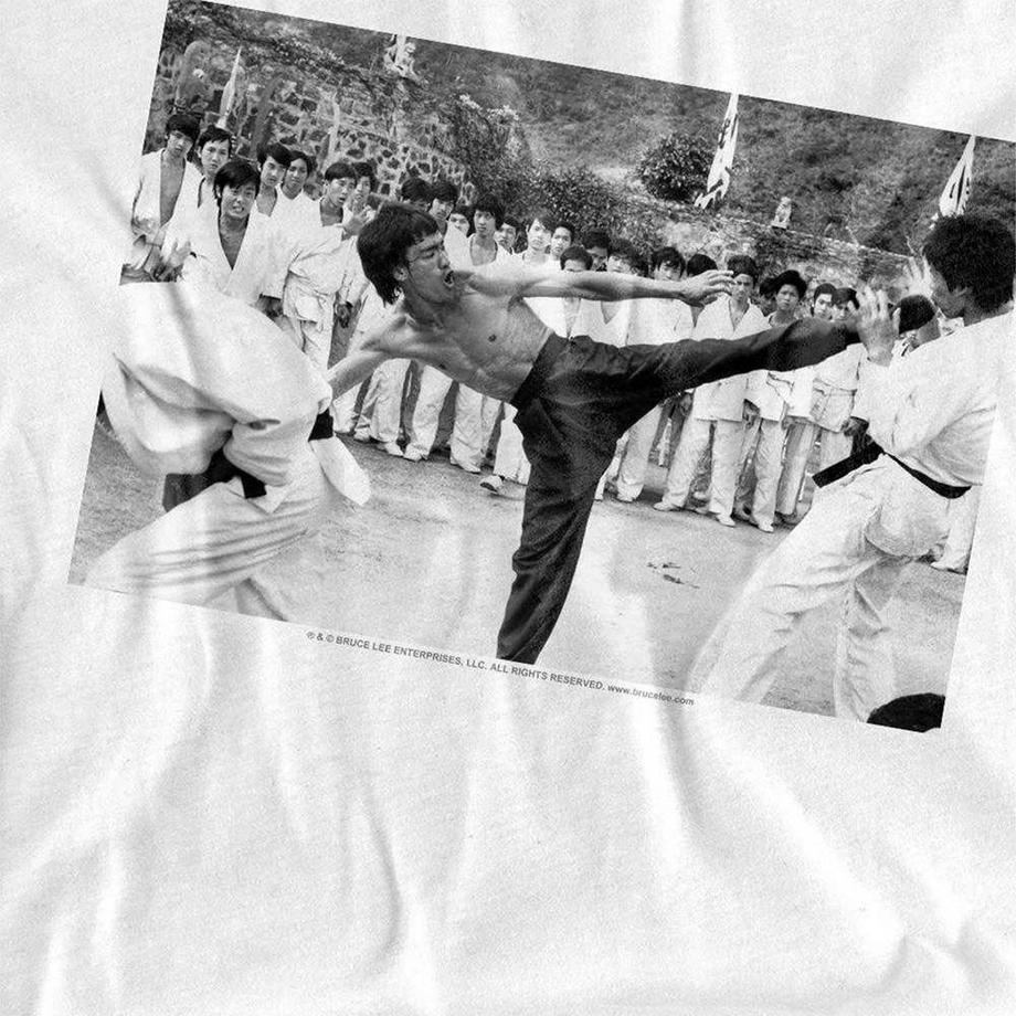 Bruce Lee Maglietta Manica Lunga Kick To The Head  
