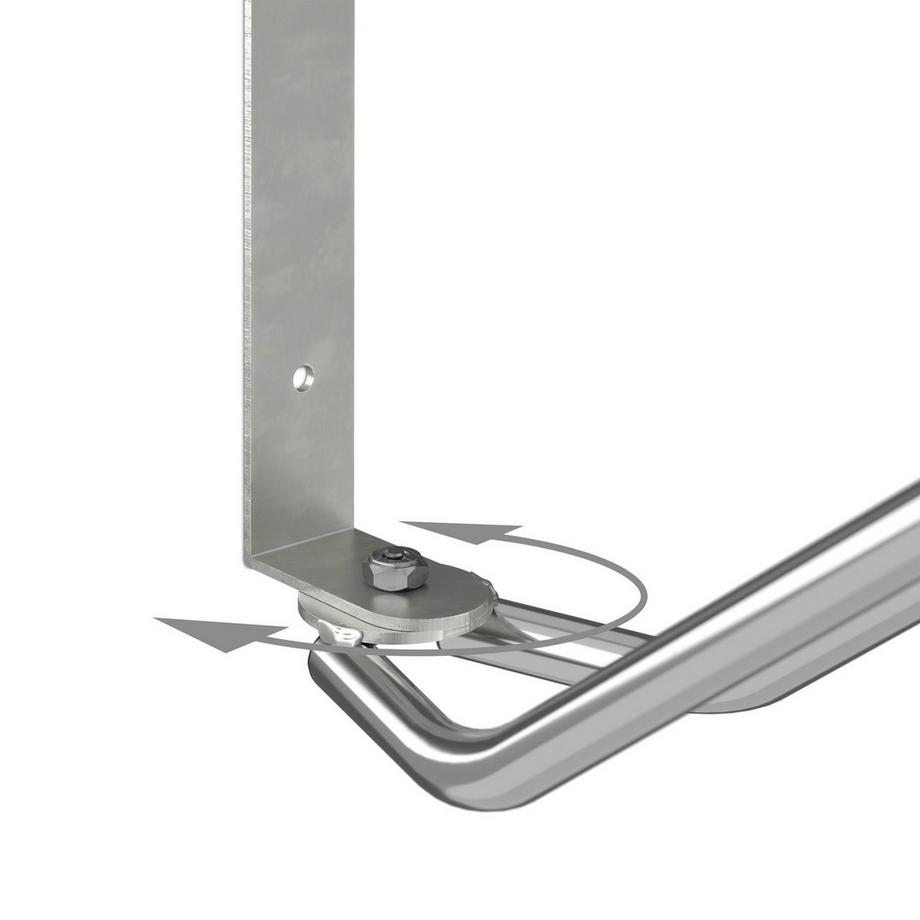 Northix Ensemble de porte-vélos mural pivotant  