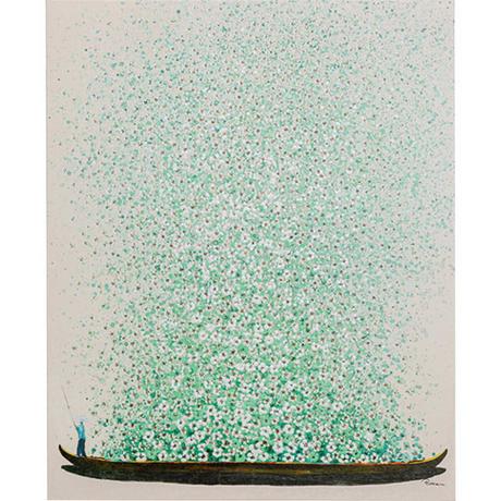 KARE Design Leinwandbild Flower Boat 120x160  