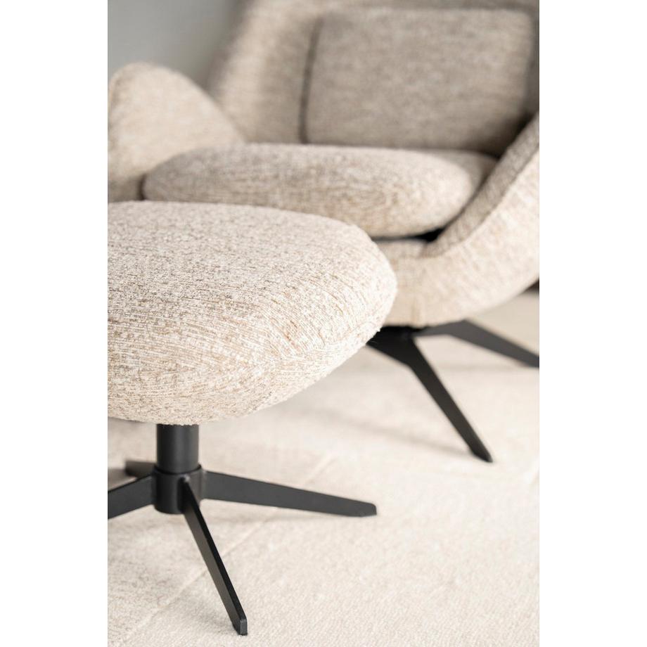 mutoni Fauteuil Ryan Zora beige  