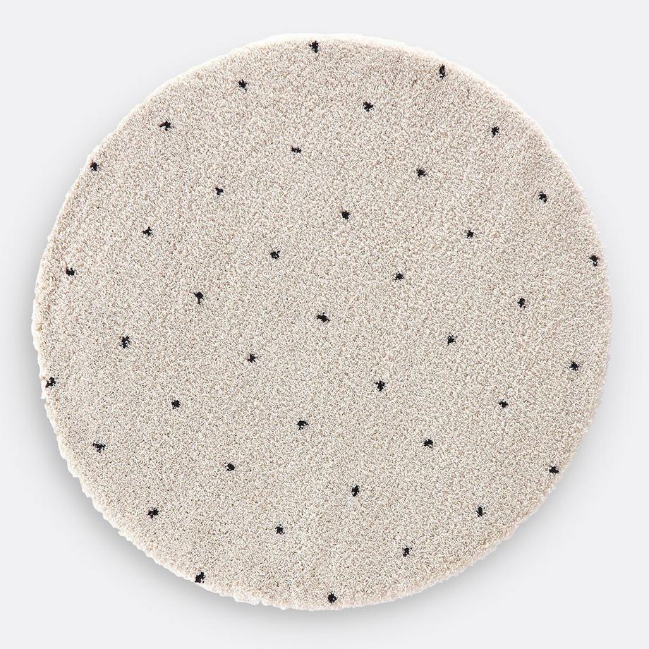 La Redoute Intérieurs Tapis rond à pois style berbère  