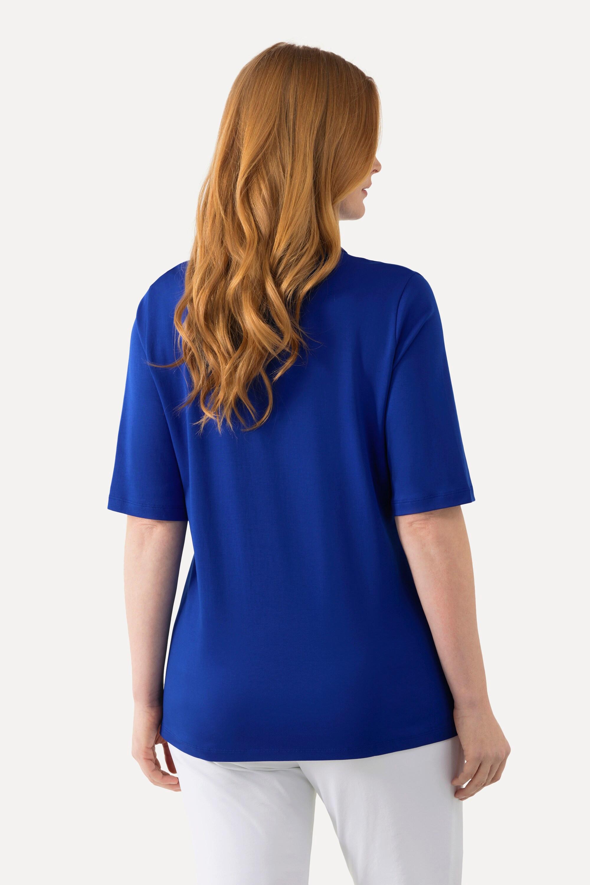 Ulla Popken Polo Linea A Collo Polo Mezza Manica  