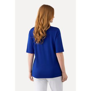 Ulla Popken Polo Linea A Collo Polo Mezza Manica  