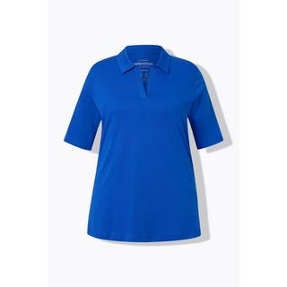 Ulla Popken Polo Linea A Collo Polo Mezza Manica  