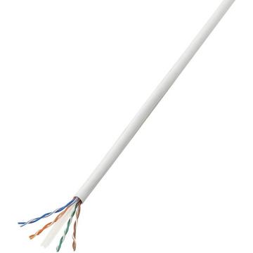 Netzwerkkabel CAT 6 U/UTP 4 x 2 x 0.27 mm² Weiß 50 m