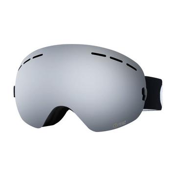 XTRM-SUMMIT Ski- Snowboardbrille ohne Rahmen silber verspiegelt