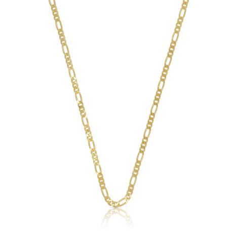 MUAU Schmuck  Collier Figaro Gelbgold 585, 2.3mm, 60cm 