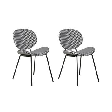 Lot de 2 chaises en Polyester Traditionnel LUANA