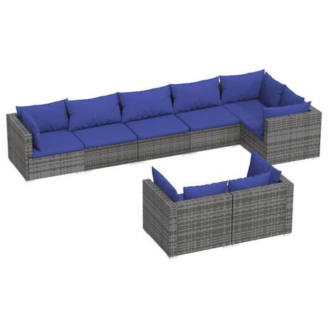 VidaXL Garten lounge set poly-rattan  