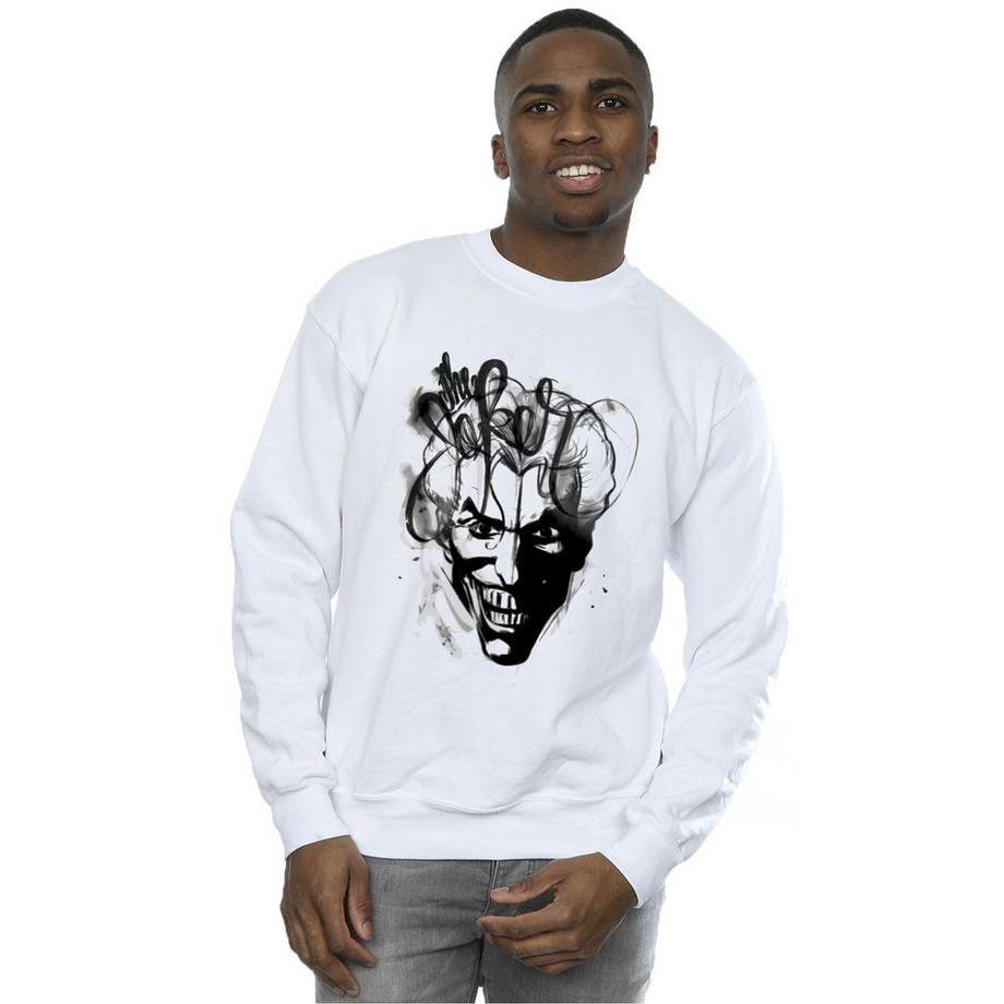 BATMAN Joker Grafik Print Sweatshirt  