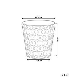 Beliani Cache-pot en Fibre d'argile Moderne LAVRIO  