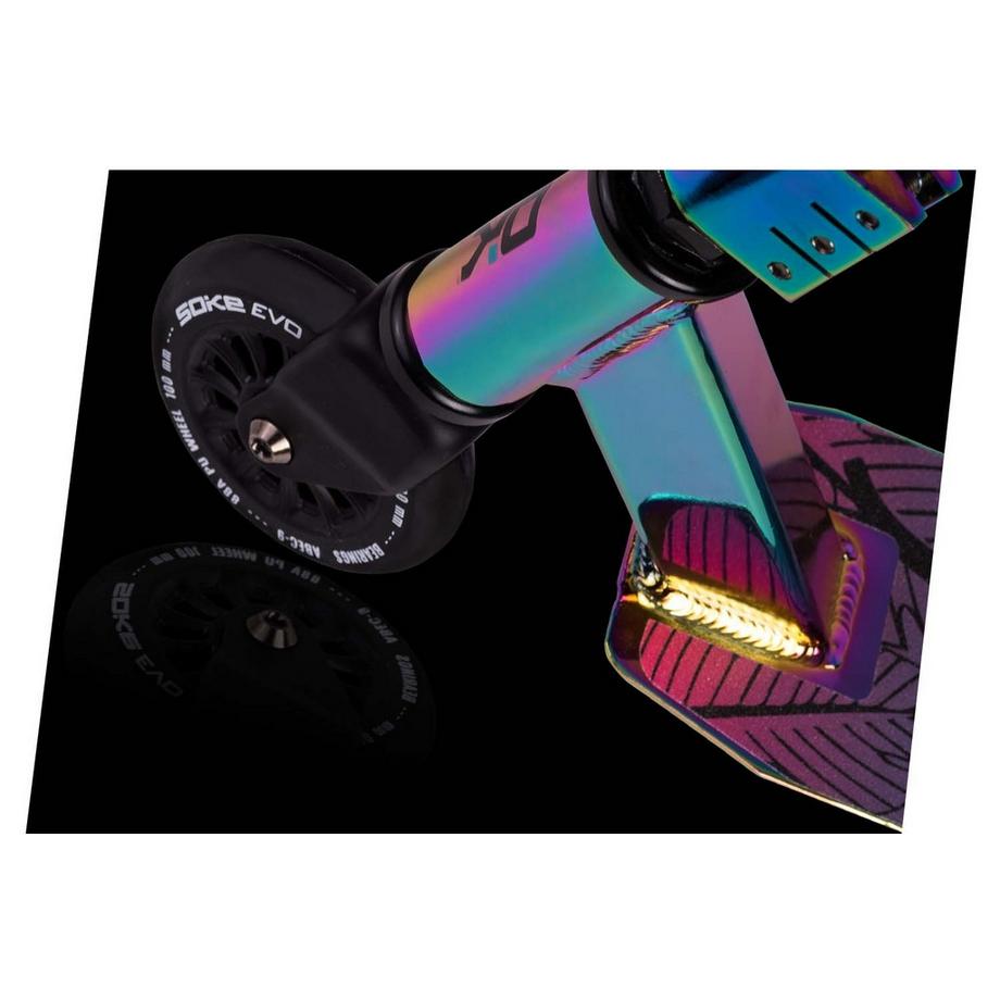 B2X  Trottinette Trick Haute Performance SOKE EVO Street Neochrome 