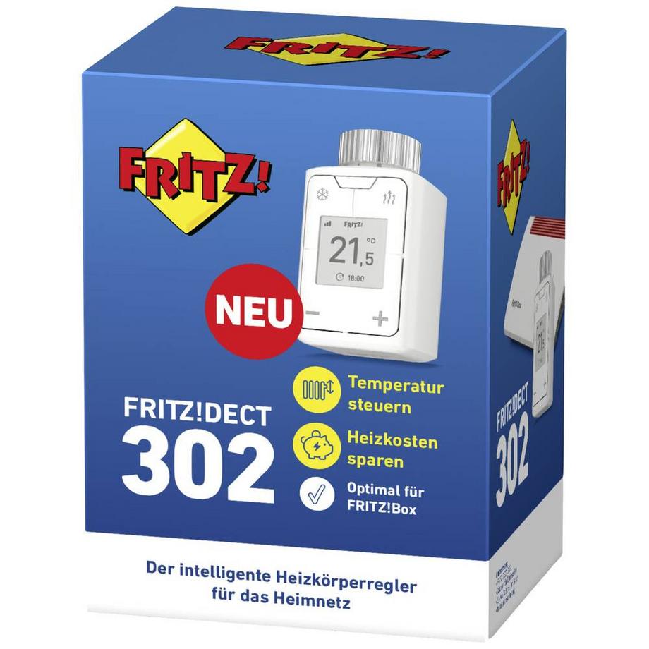 AVM FRITZ!DECT 302 Funk-Heizkörperthermostat elektronisch  