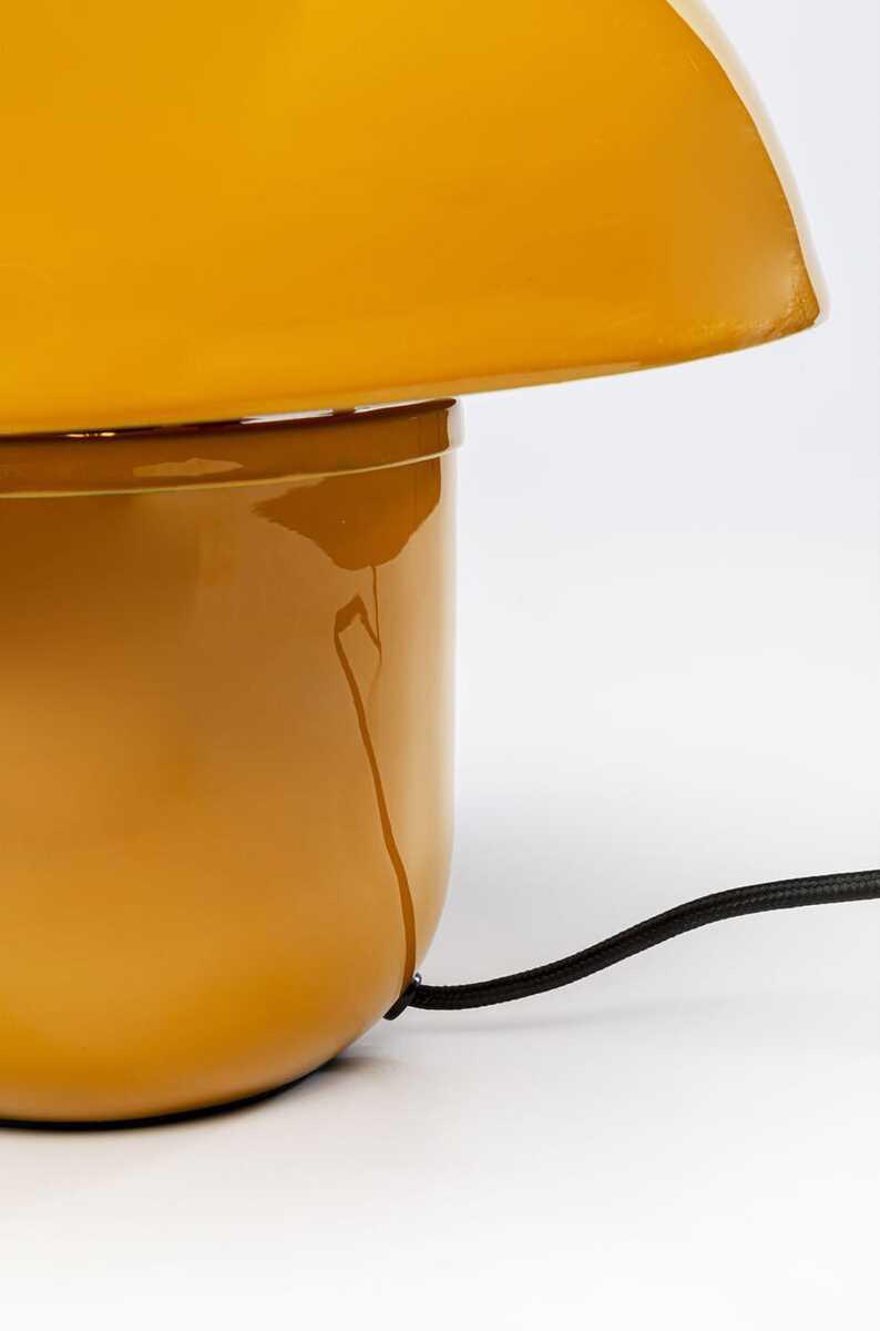 KARE Design Tischleuchte Mushroom gelb 27  