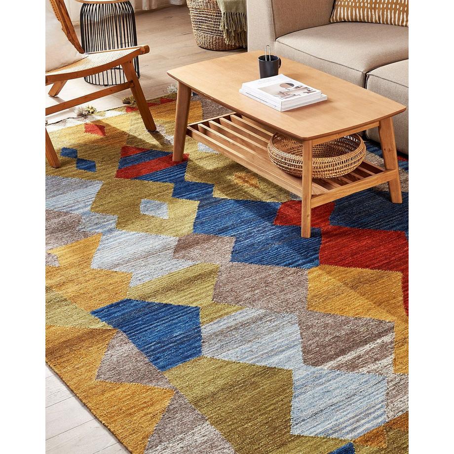 Beliani Tapis en Laine Boho ARZAKAN  