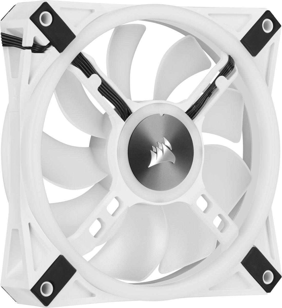 Corsair  ICUE QL120 Case per computer Ventilatore 12 cm Bianco 