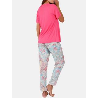 Admas  Pantaloni pigiama t-shirt Colorati Diamanti rosa 