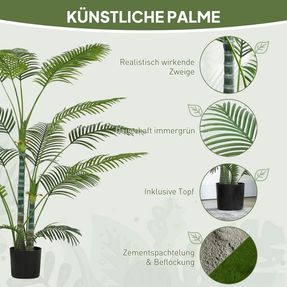 HOMCOM Künstliche Palme  