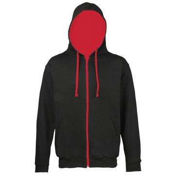 Sweatshirt à capuche et fermeture zippée