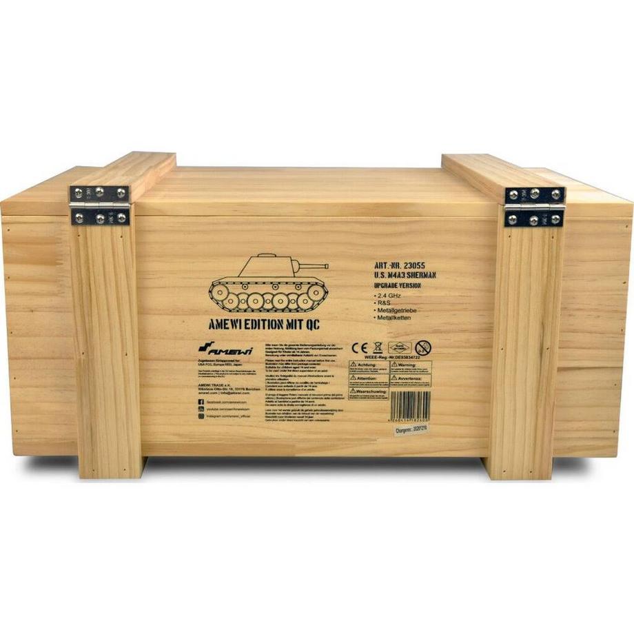 Heng Long  Panzer Sherman U.S. M4A3 RTR 