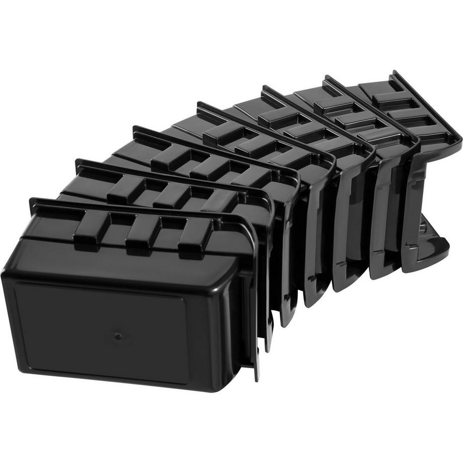 Tectake Kleinteilemagazin  88-teilig, mit 4 Wandplatten 28e und 28e Stapelboxen  