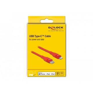 DeLock  86633 Lightning-Kabel 0,5 m Rot 