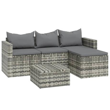 VidaXL Garten lounge set poly-rattan  