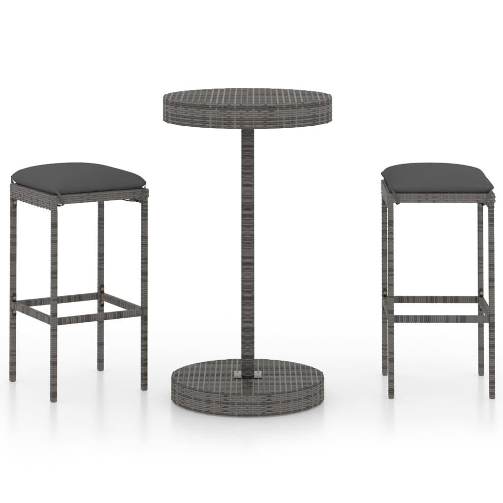 VidaXL Bar-set poly-rattan  