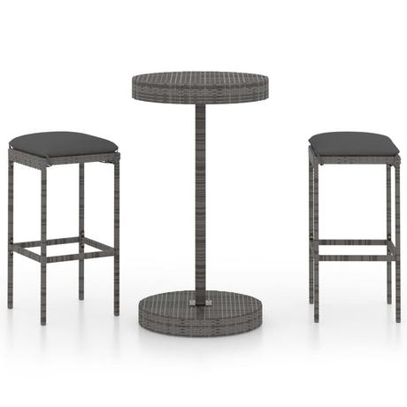 VidaXL Bar-set poly-rattan  