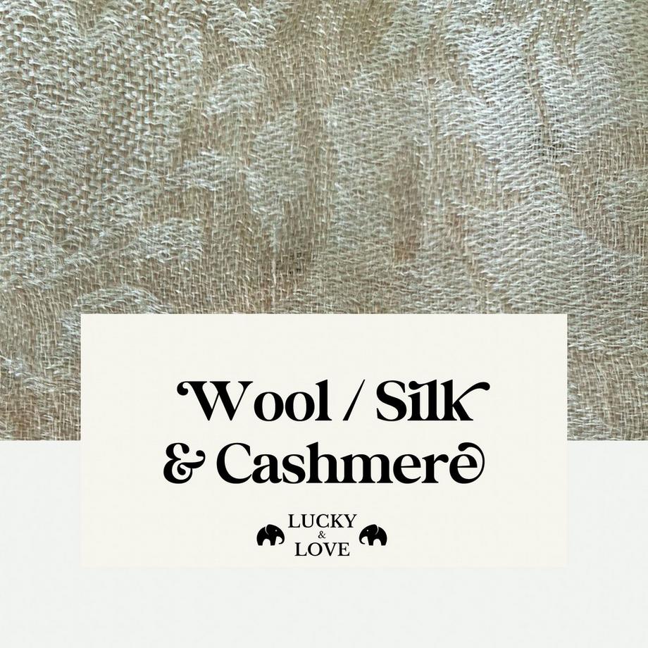 LUCKY & LOVE Safiya Kaschmir Seidenwollschal  