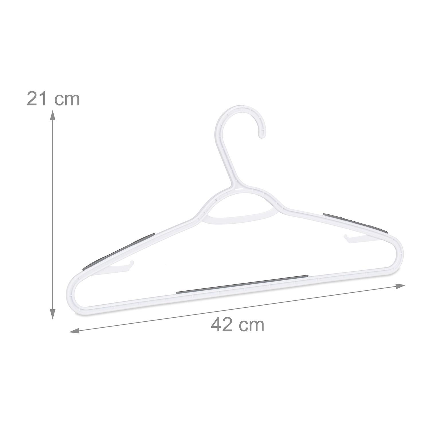 B2X 20 Stk. Kleiderbügel rutschfest  