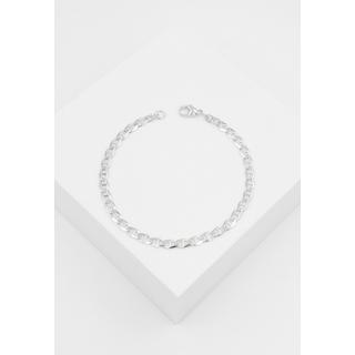MUAU Schmuck  Bracelet Stäblipanzer Weissgold 750, 3.9mm, 19cm 