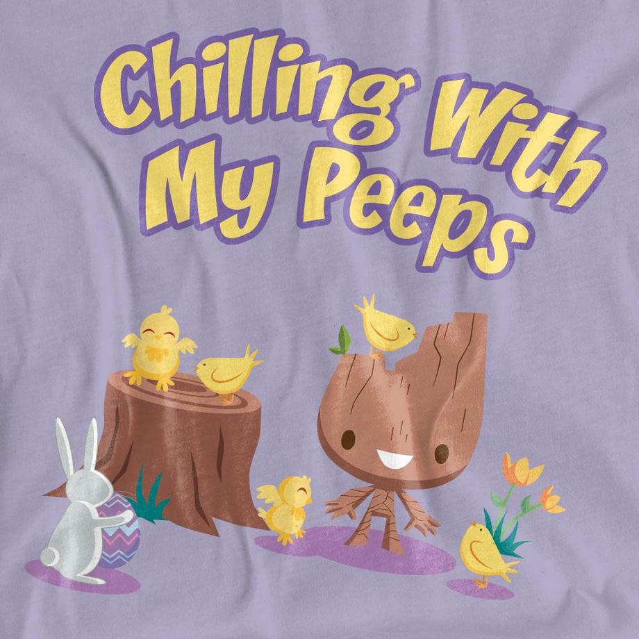Guardians Of The Galaxy  Chilling With My Peeps T-Shirt 