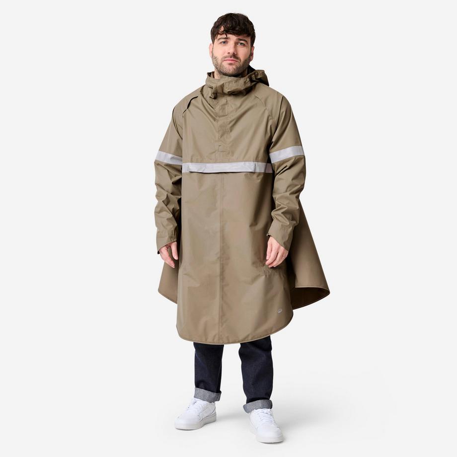 BTWIN  Velo-Regenponcho City 540 mit Nachtsichtbarkeit 