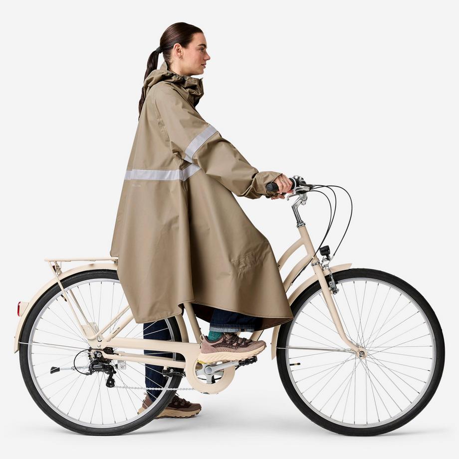 BTWIN  Velo-Regenponcho City 540 mit Nachtsichtbarkeit 