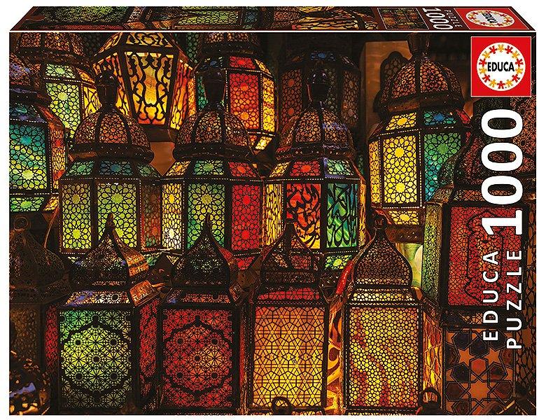 Educa  Puzzle Orientalische Lampen (1000Teile) 