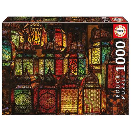 Educa  Puzzle Orientalische Lampen (1000Teile) 