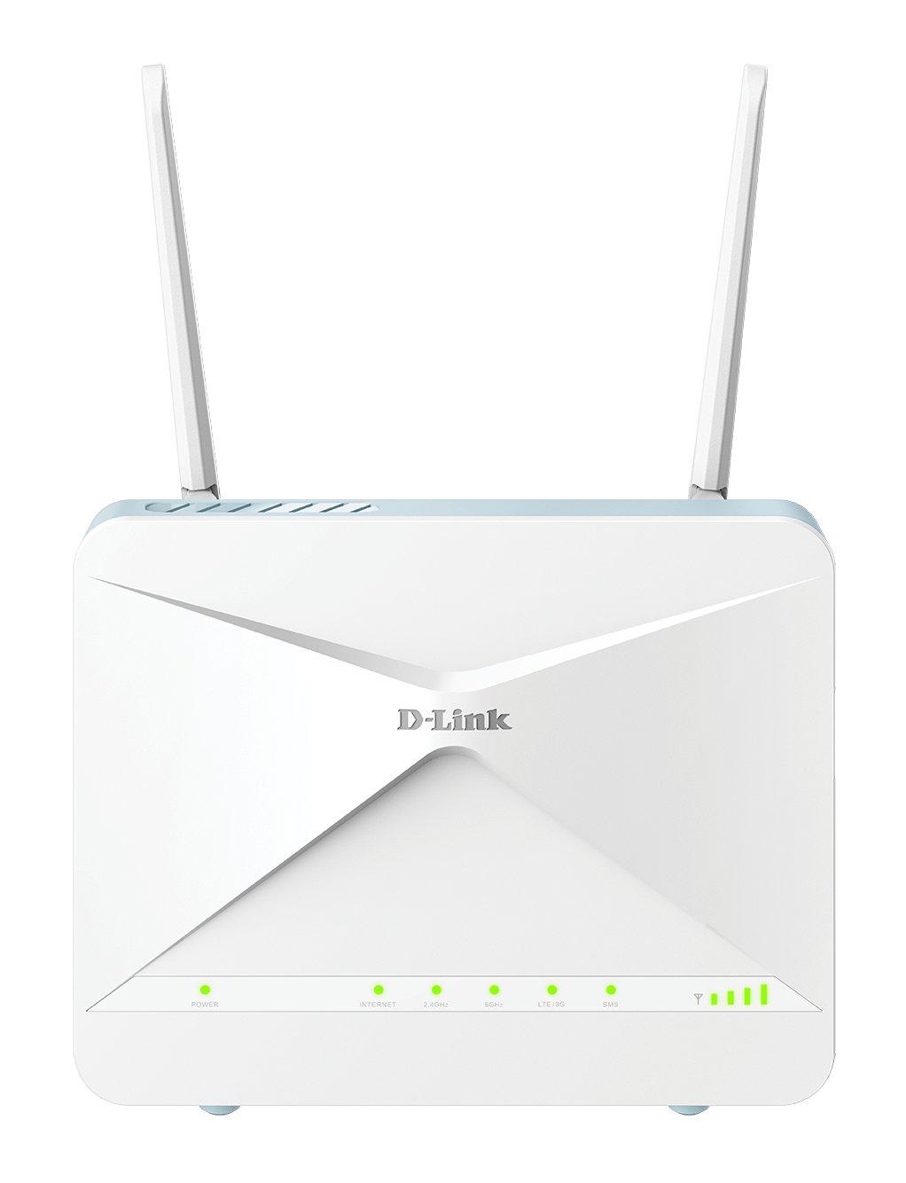 D-Link  AX1500 4G Smart Router router wireless Gigabit Ethernet Dual-band (2.4 GHz/5 GHz) Blu, Bianco 
