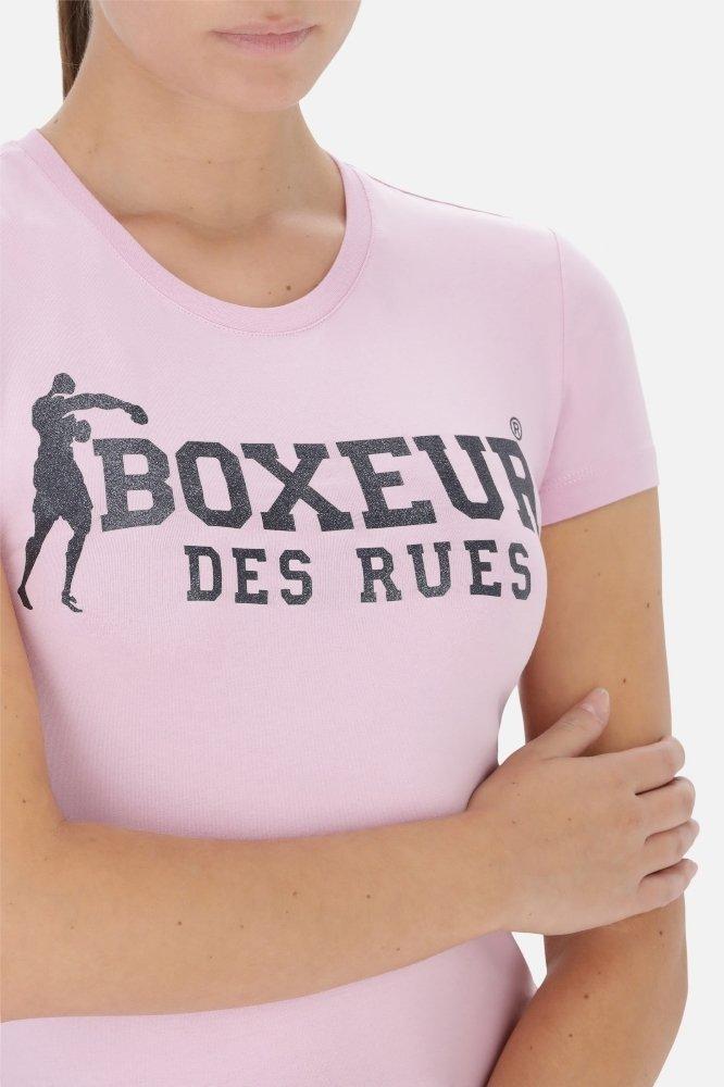 BOXEUR DES RUES  T-shirt avec logo sur le devant 